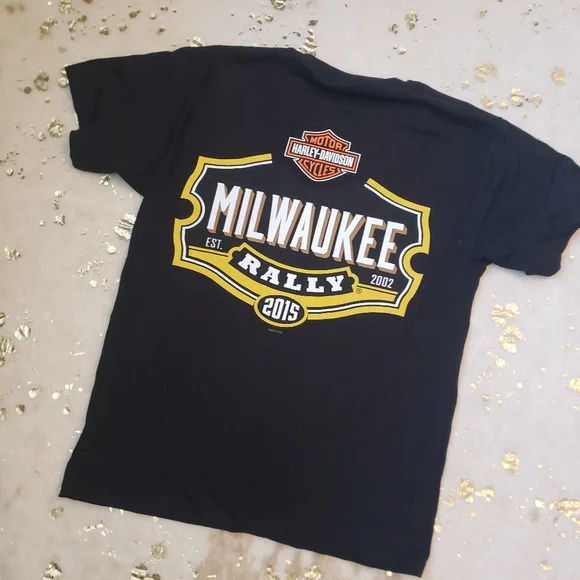 Harley-Davidson M Milwaukee Rally 2015 Black Shirt - Picture 6 of 6